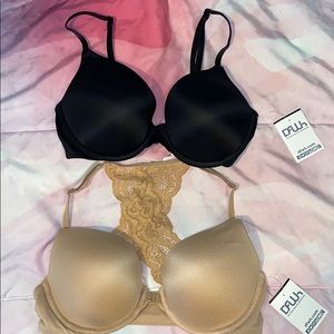 PINK Victoria’s Secret push up bras size 34C